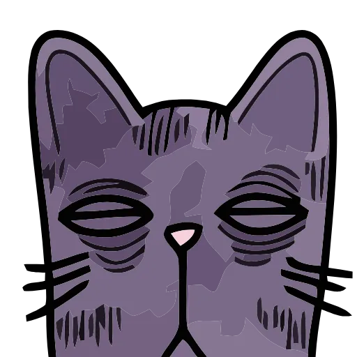 😑 Эмодзи «Funny Cats» для Telegram