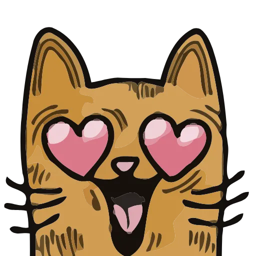 😍 Эмодзи «Funny Cats» для Telegram