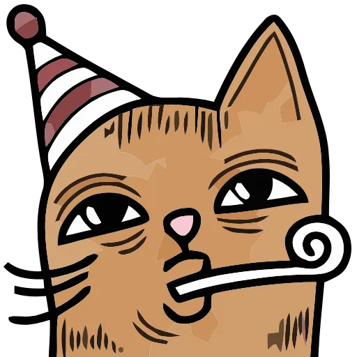 🥳 Эмодзи «Funny Cats» для Telegram