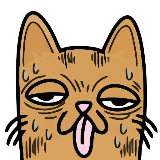 😥 Эмодзи «Funny Cats» для Telegram