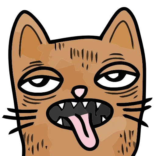 😛 Эмодзи «Funny Cats» для Telegram