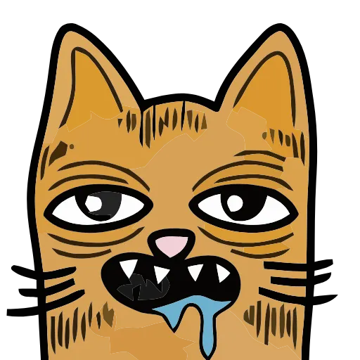 🤤 Эмодзи «Funny Cats» для Telegram