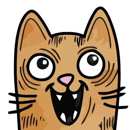 😃 Эмодзи «Funny Cats» для Telegram