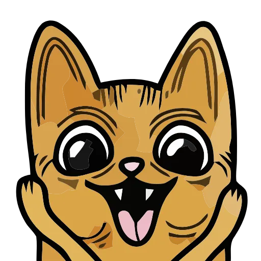😃 Эмодзи «Funny Cats» для Telegram