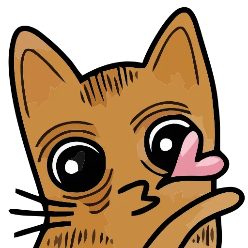 😘 Эмодзи «Funny Cats» для Telegram