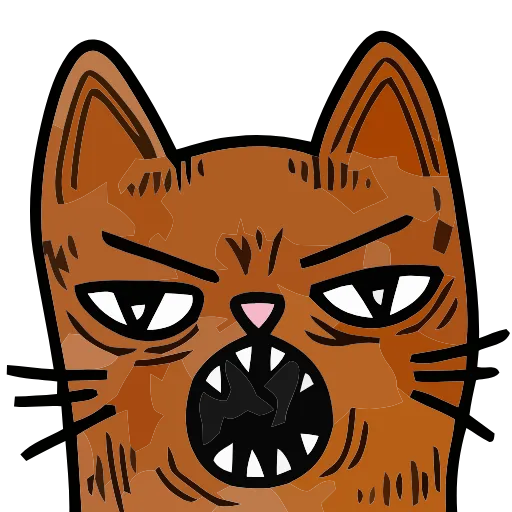 🤬 Эмодзи «Funny Cats» для Telegram
