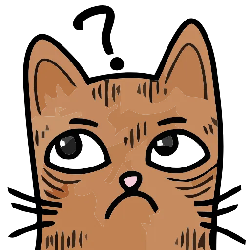 ❔ Эмодзи «Funny Cats» для Telegram
