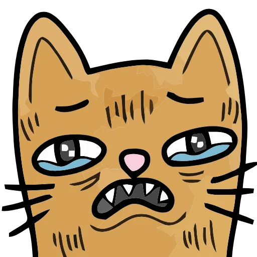 😢 Эмодзи «Funny Cats» для Telegram