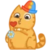 😘 Эмодзи «Забавный Персик» для Telegram