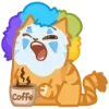 ☕️ Эмодзи «Забавный Персик» для Telegram