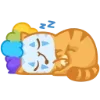 😴 Эмодзи «Забавный Персик» для Telegram