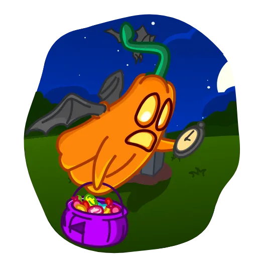 👻 Эмодзи «Pumpkins» для Telegram