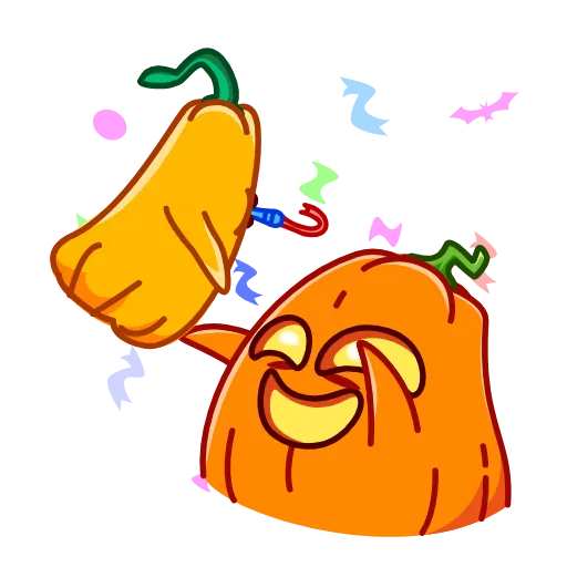 🥳 Эмодзи «Pumpkins» для Telegram
