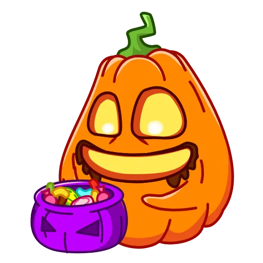🍬 Эмодзи «Pumpkins» для Telegram