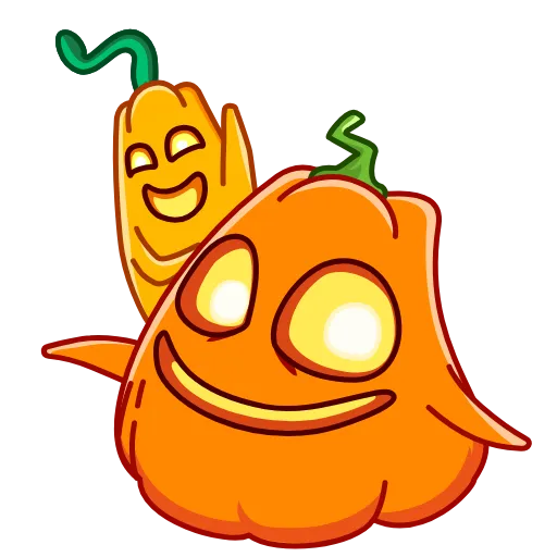 👋 Эмодзи «Pumpkins» для Telegram