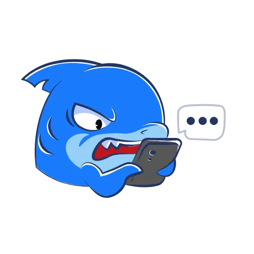 😟 Эмодзи «Funnysharkyemoji» для Telegram