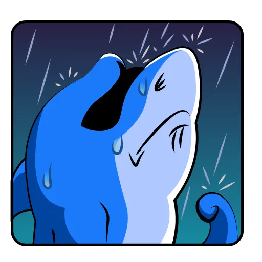 🙂‍↔️ Эмодзи «Funnysharkyemoji» для Telegram