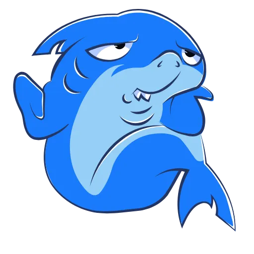 🫡 Эмодзи «Funnysharkyemoji» для Telegram