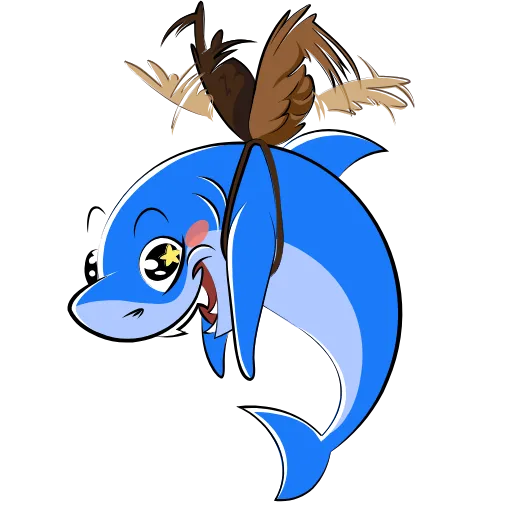 🙂‍↕️ Эмодзи «Funnysharkyemoji» для Telegram