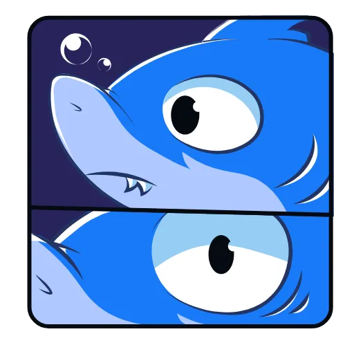 😎 Эмодзи «Funnysharkyemoji» для Telegram