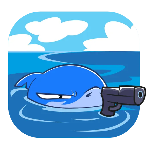 😵 Эмодзи «Funnysharkyemoji» для Telegram