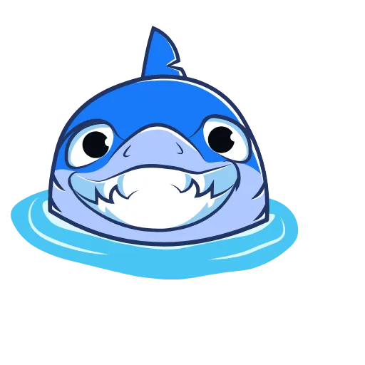 😃 Эмодзи «Funnysharkyemoji» для Telegram