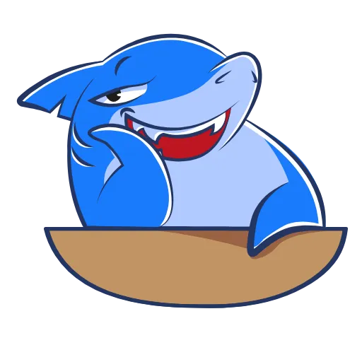 😏 Эмодзи «Funnysharkyemoji» для Telegram