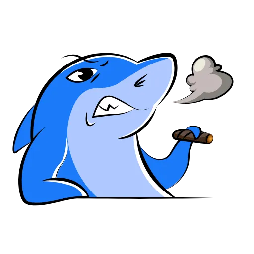 🤠 Эмодзи «Funnysharkyemoji» для Telegram