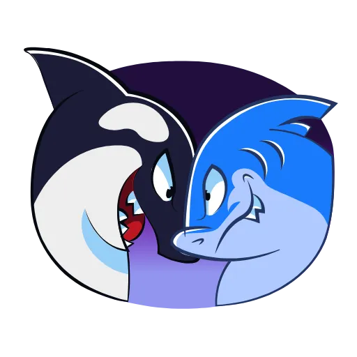 🤛 Эмодзи «Funnysharkyemoji» для Telegram