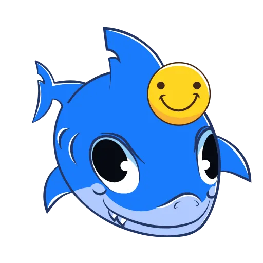 🫨 Эмодзи «Funnysharkyemoji» для Telegram