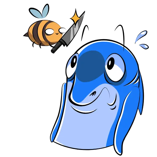 😌 Эмодзи «Funnysharkyemoji» для Telegram