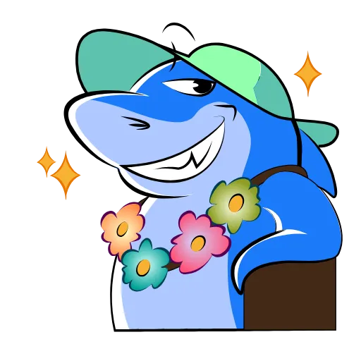 😗 Эмодзи «Funnysharkyemoji» для Telegram