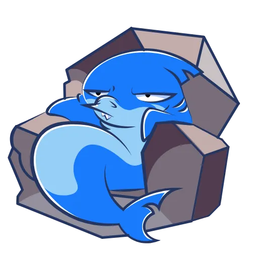 😑 Эмодзи «Funnysharkyemoji» для Telegram