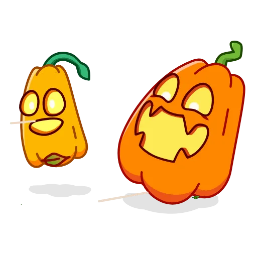 🏃‍♂️ Стикер «Pumpkin Glitched» для Telegram