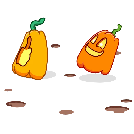 👍 Стикер «Pumpkin Glitched» для Telegram