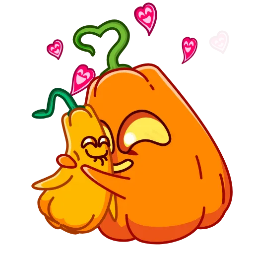 😘 Стикер «Pumpkin Glitched» для Telegram