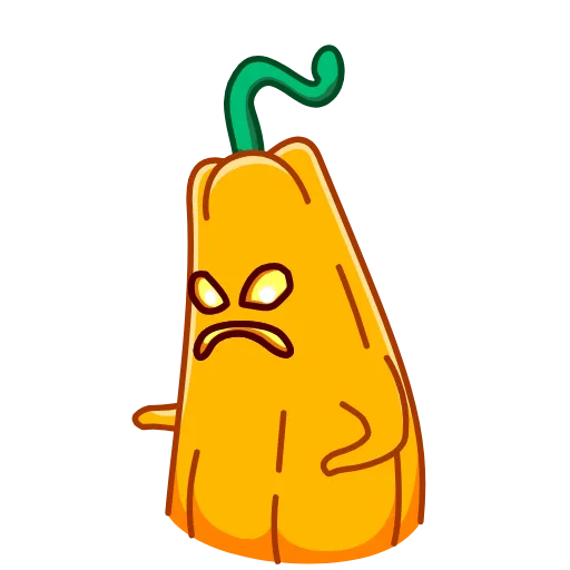 😡 Стикер «Pumpkin Glitched» для Telegram