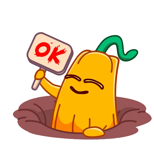 👍 Стикер «Pumpkin Glitched» для Telegram