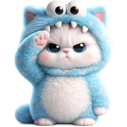 🫡 Стикер «Пушистый Монстр» для Telegram