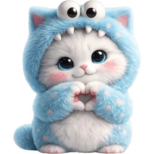 🫶 Стикер «Пушистый Монстр» для Telegram