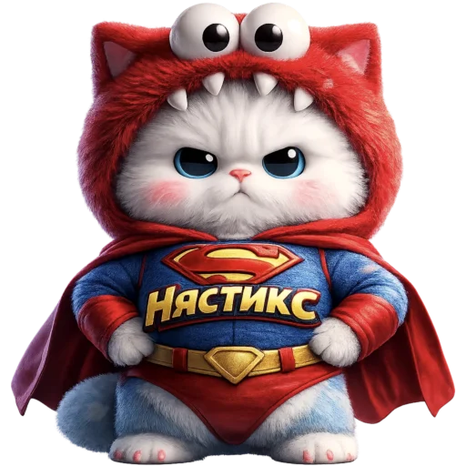 🦸‍♂ Стикер «Пушистый Монстр» для Telegram