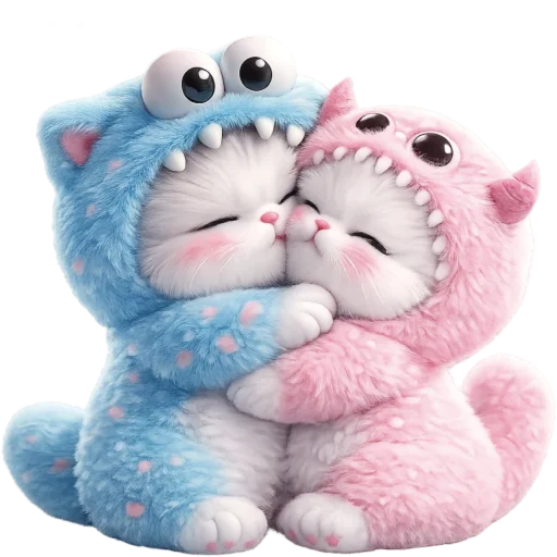 😘 Стикер «Пушистый Монстр» для Telegram
