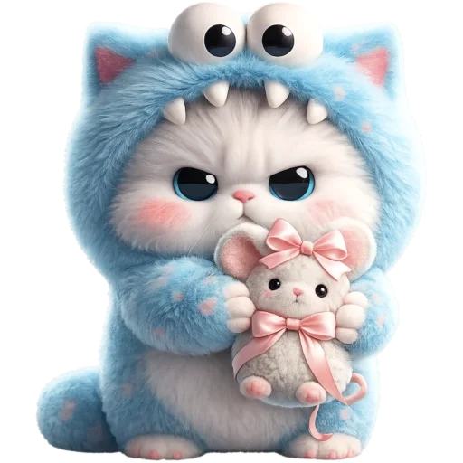 🐭 Стикер «Пушистый Монстр» для Telegram