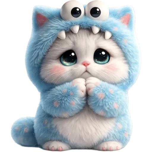 🥺 Стикер «Пушистый Монстр» для Telegram