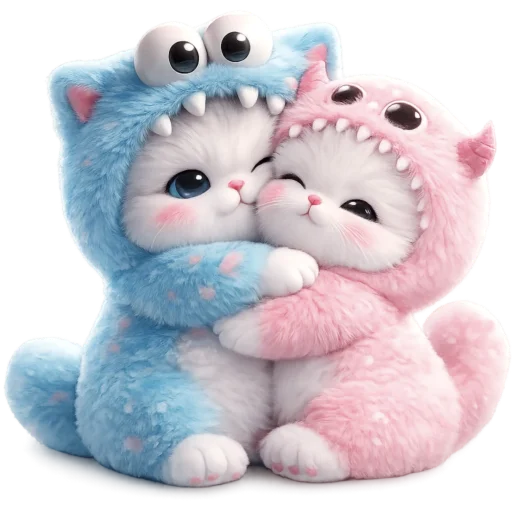 🥰 Стикер «Пушистый Монстр» для Telegram