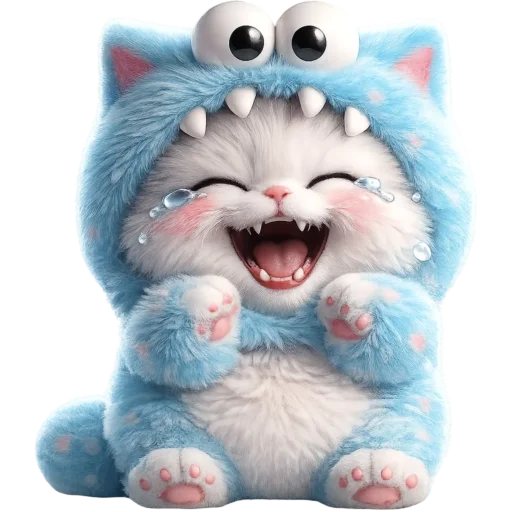 🤣 Стикер «Пушистый Монстр» для Telegram