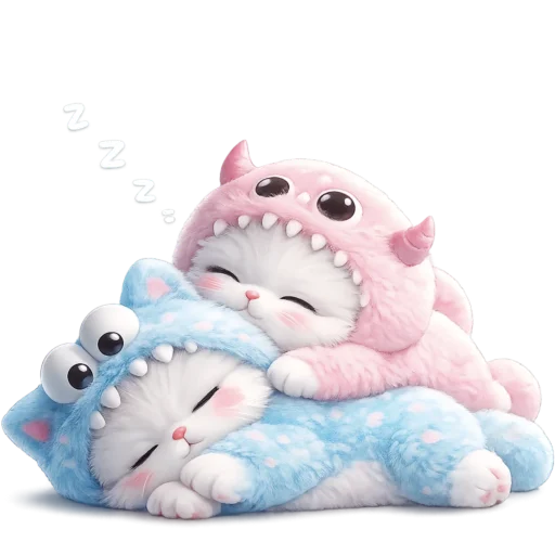 😴 Стикер «Пушистый Монстр» для Telegram