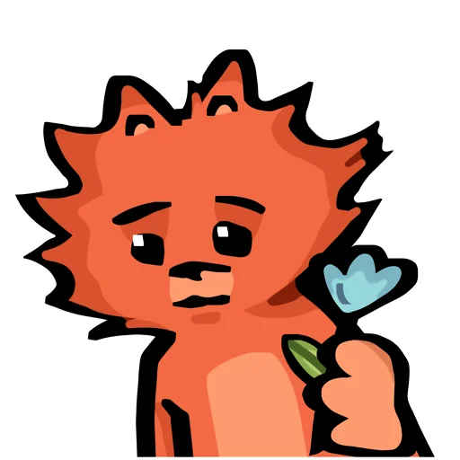 🌹 Стикер «Кот Фуня» для Telegram