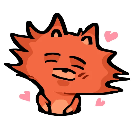 ❤ Стикер «Кот Фуня» для Telegram