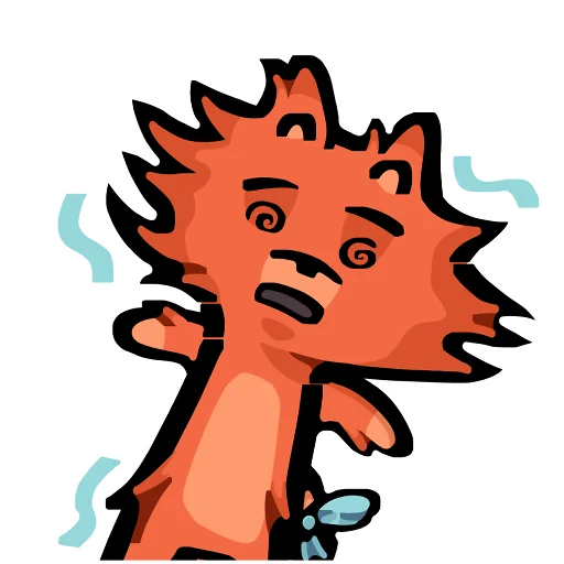 😵‍💫 Стикер «Кот Фуня» для Telegram